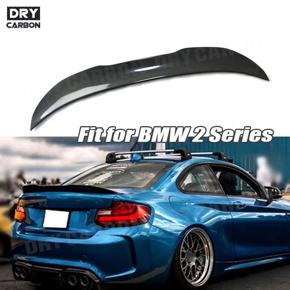 

Carbon fiber Rear Spoiler For BMW 2 Series F22 F87 M2 220i 228i M235i 2014-2019 Rear Boot Car Trunk Wings Bodykits Accessories