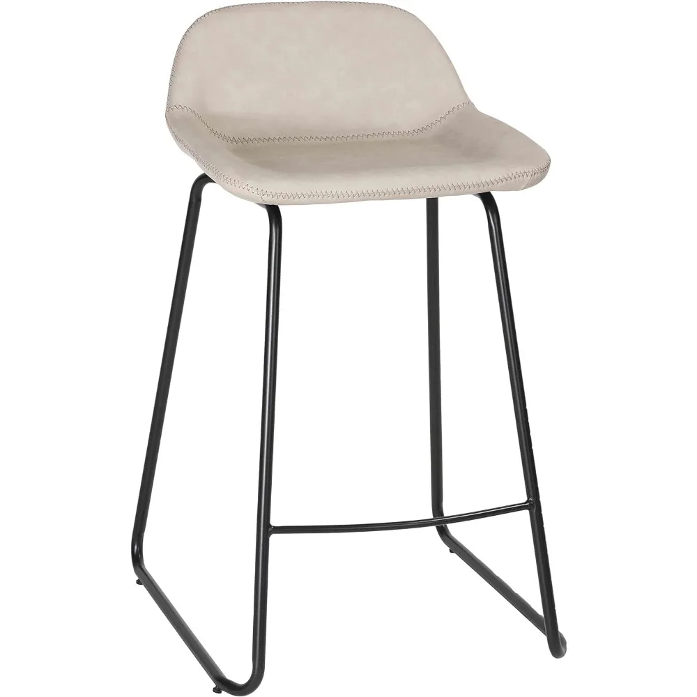 Home Ava Counterstools, Set of 2, Grey