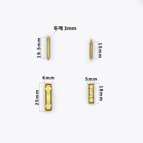 순수 구리 새들백 하드웨어 액세서리 교체용 스트랩 버클 나사 부품 디오레 수리 가죽 제품 액세서리