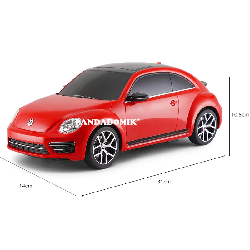 Volkswagen Pretty Pink RC Car 1/14 Scale Remote Control Car Model Radio Controlled Auto Machine Toy Gift for Kids Girls