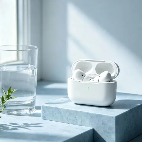 The new TWS wireless Bluetooth headset is isolated from the outside world and only listens to the sound of the headset.