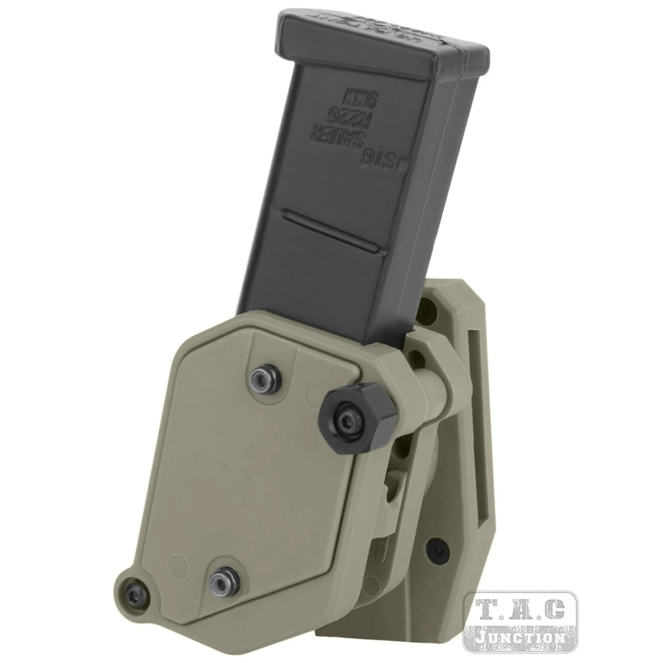 IPSC USPSA IDPA 9mm.45 Competition Multi-Angle Speed Pistol Magazine Pouch Mag Holster Dark Earth