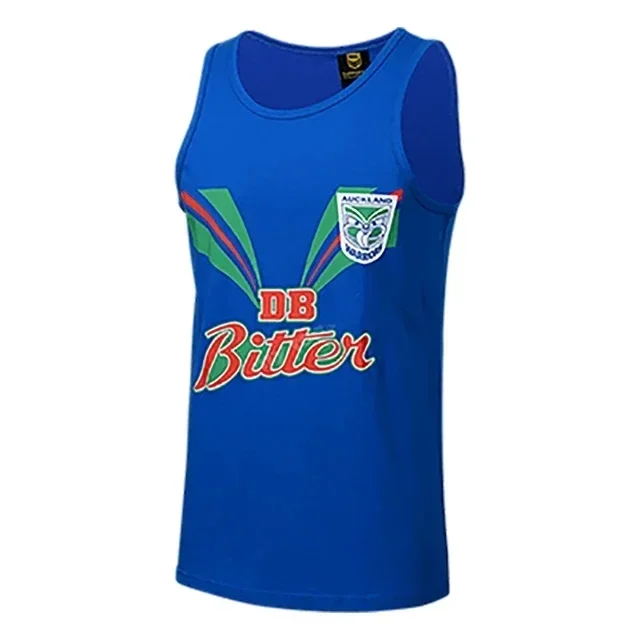 

New Zealand Warriors Retro Training Singlet Rugby Jersey size S--3XL (Custom name and number )