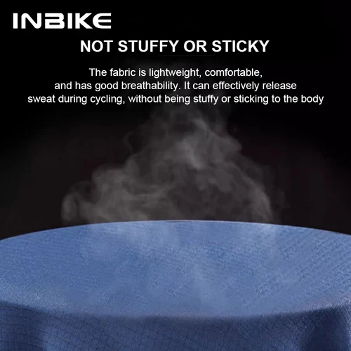 Imagen 2 del producto INBIKE-Conjunto de ropa de ciclismo para hombre, camisetas y pantalones cortos transpirables de manga corta con bolsillos traseros