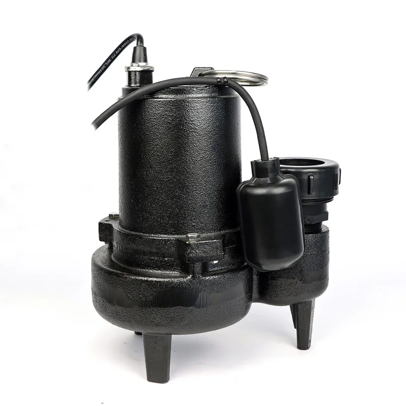 Preço de fábrica 2 '' conexão rápida bomba de esgoto de água submersível de ferro fundido com interruptor flutuante amarrado