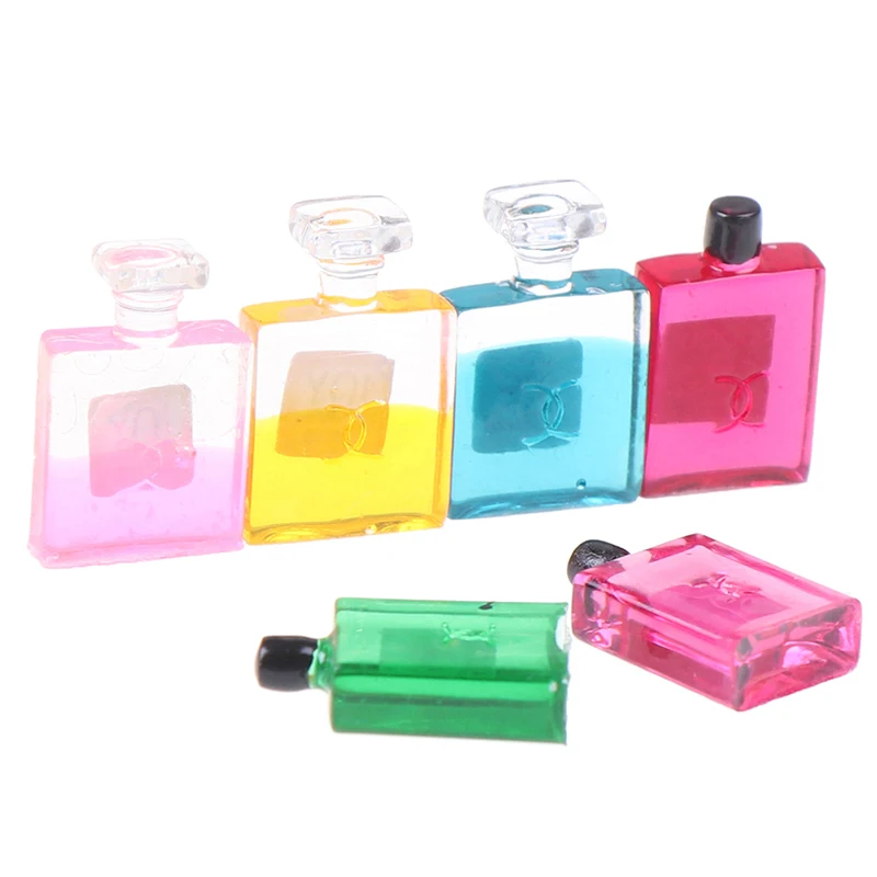6 Flessen 1:12 Schaal Poppenhuis Miniatuur Meubels Parfum Decoratie Speelgoed