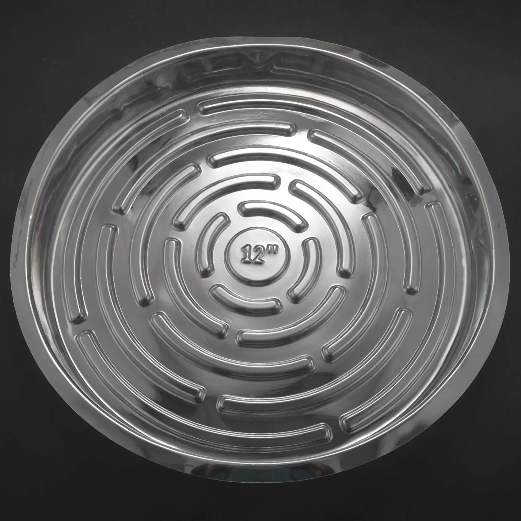 X11AA Plant Saucers, 10 Pack of 30cm (12 Inch), Transparent Flower Pot Drip Trays for Indoor & Outdoor Plants Garden Clear