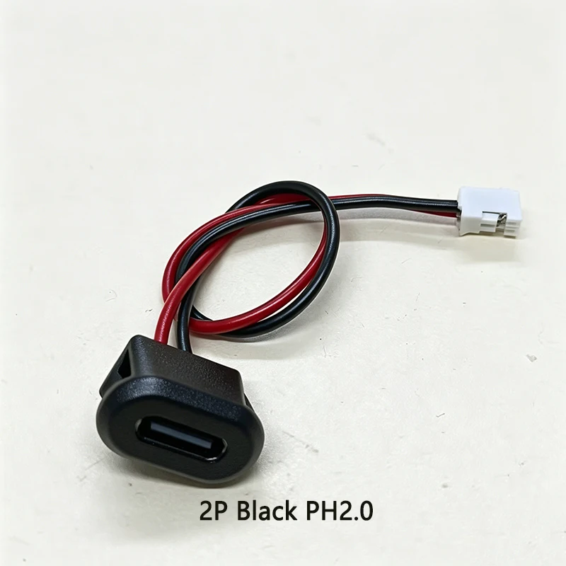  Ovaler USB-C-Ladeanschluss mit 2/4/6 Pins und Kabelbaum für DIY-Elektronik, Powerbanks und kleine Gerätemodifikationen – Detail 8