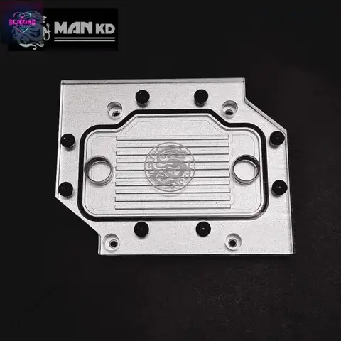 Scheda grafica RTX 3090 TI, testa posteriore raffreddata ad acqua, piastra posteriore, memoria video, testa raffreddata ad acqua 3090 universale