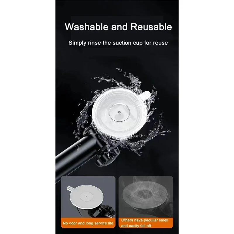 Полностью универсальный автомобильный держатель для телефона на присоске 360° °   Кронштейн для поддержки мобильной ячейки на приборной панели автомобиля на лобовом стекле для смартфонов 4,0-7 дюймов