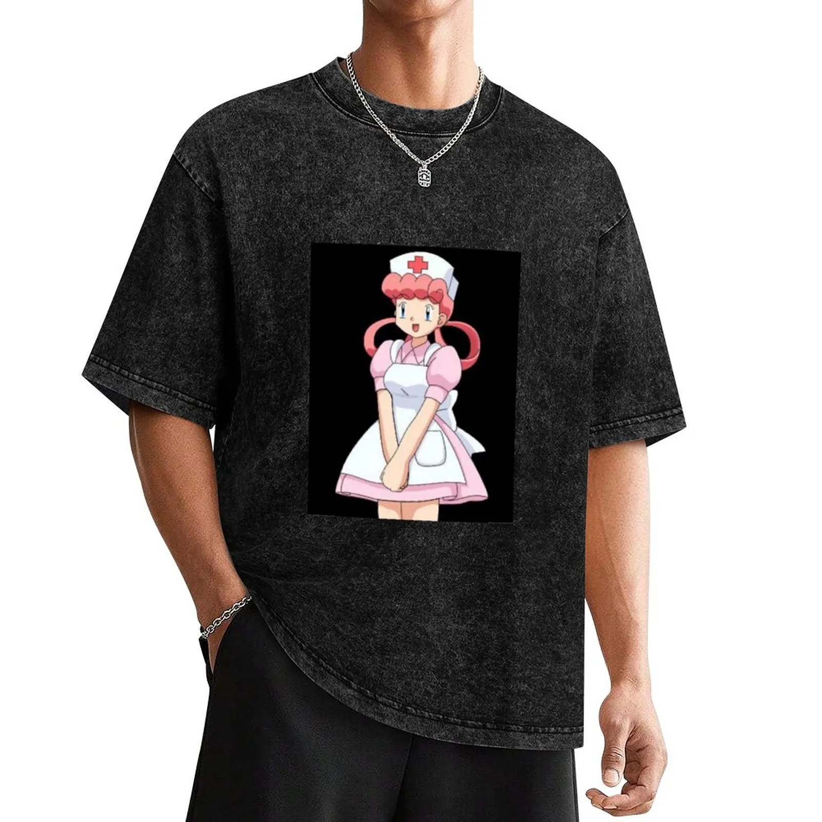 

Nurse joy T-Shirt plain customs anime shirts men