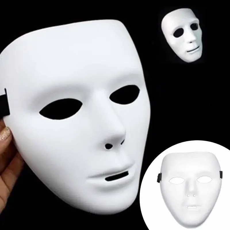 1-10PCS Hand Painted Halloween Masquerade Mask Full Face Scary Party Costume Props for Cosplay Carnival Role Play Festival