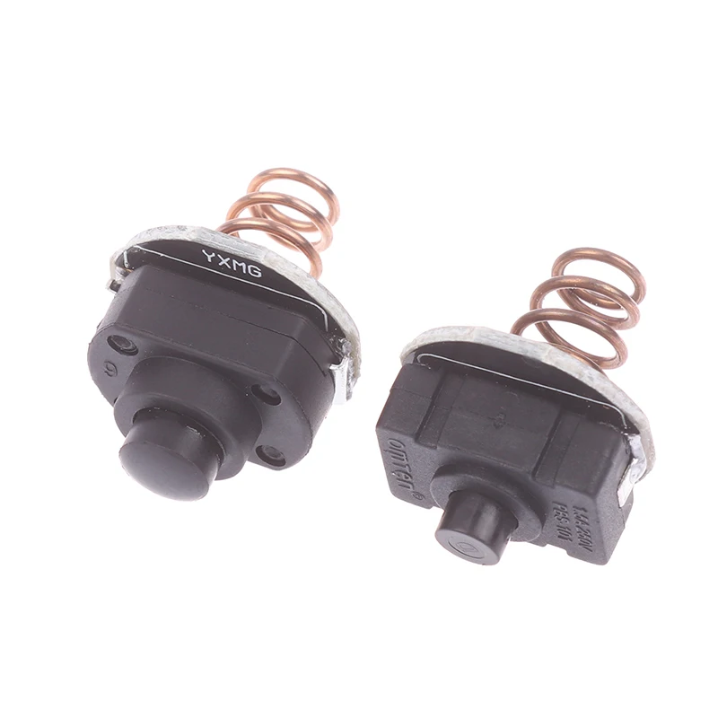 Lanterna Módulo Interruptor Botão, DIY Acessórios, alta corrente, 6A, 10A, Frente e Reverso, Peças, 1Pc