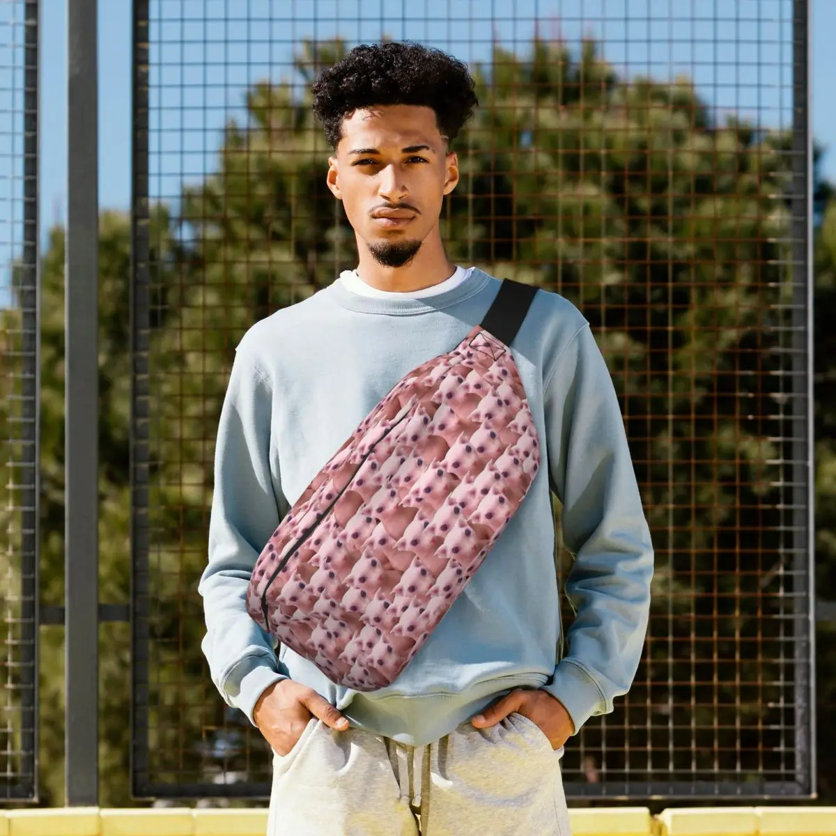 

Сумка-бананка через плечо Bingus Army для мужчин и женщин, регулируемая поясная сумка для путешествий, бега, хранения денег и телефона, нагрудная сумка