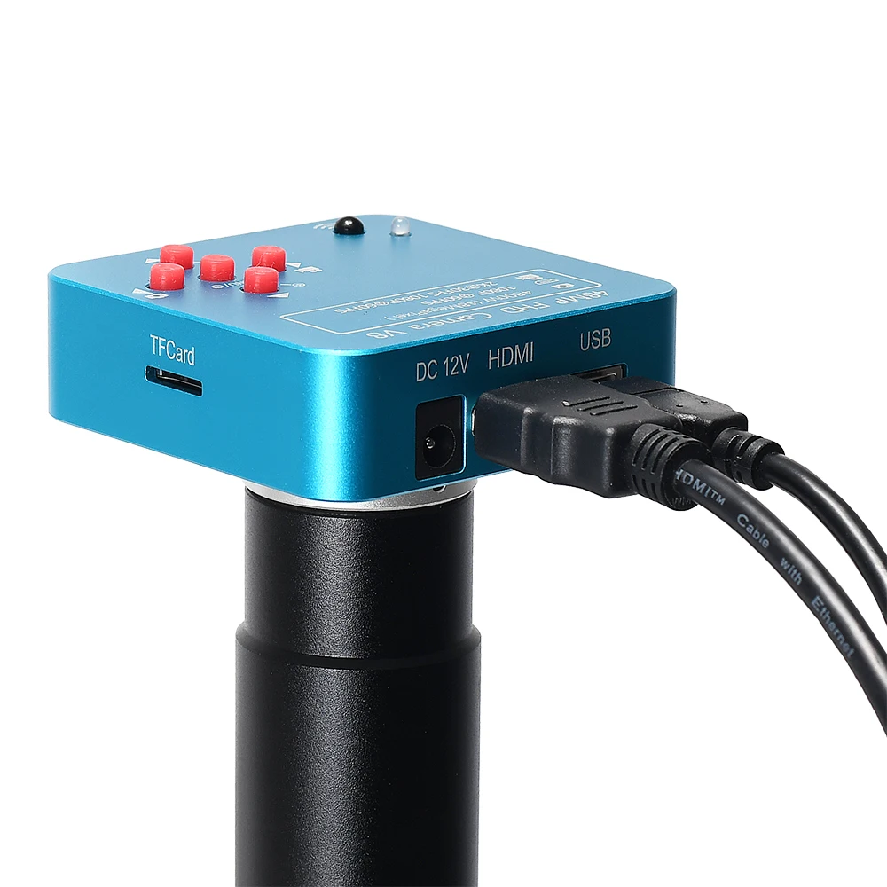 Câmera Industrial Digital HAYEAR Real True 2K Ultra HD com Sensor CMOS de 1/2.3 polegadas para Microscópio de Vídeo Digital para Joalheria, Soldagem e Reparo de PCB