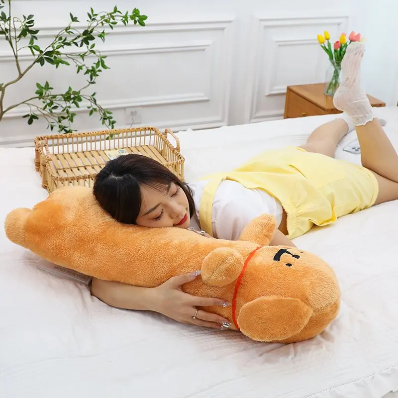 100cm Long Kawaii Line Dog Doll Pillow Ins Style Office Lunch Pillow Children'S Sleeping Pillow Children'S Comfort Holiday Gift