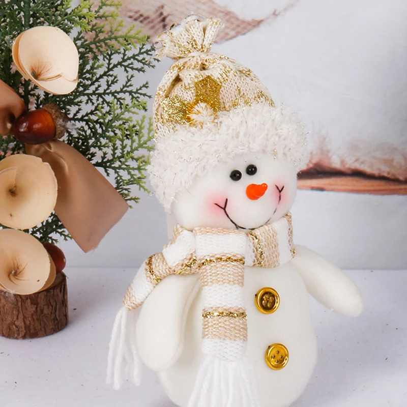 Christmas Dwarf Doll Supply White Old Man Snowman festive bridal Personalized Fashion Cute Decoration Products Gift Ornaments