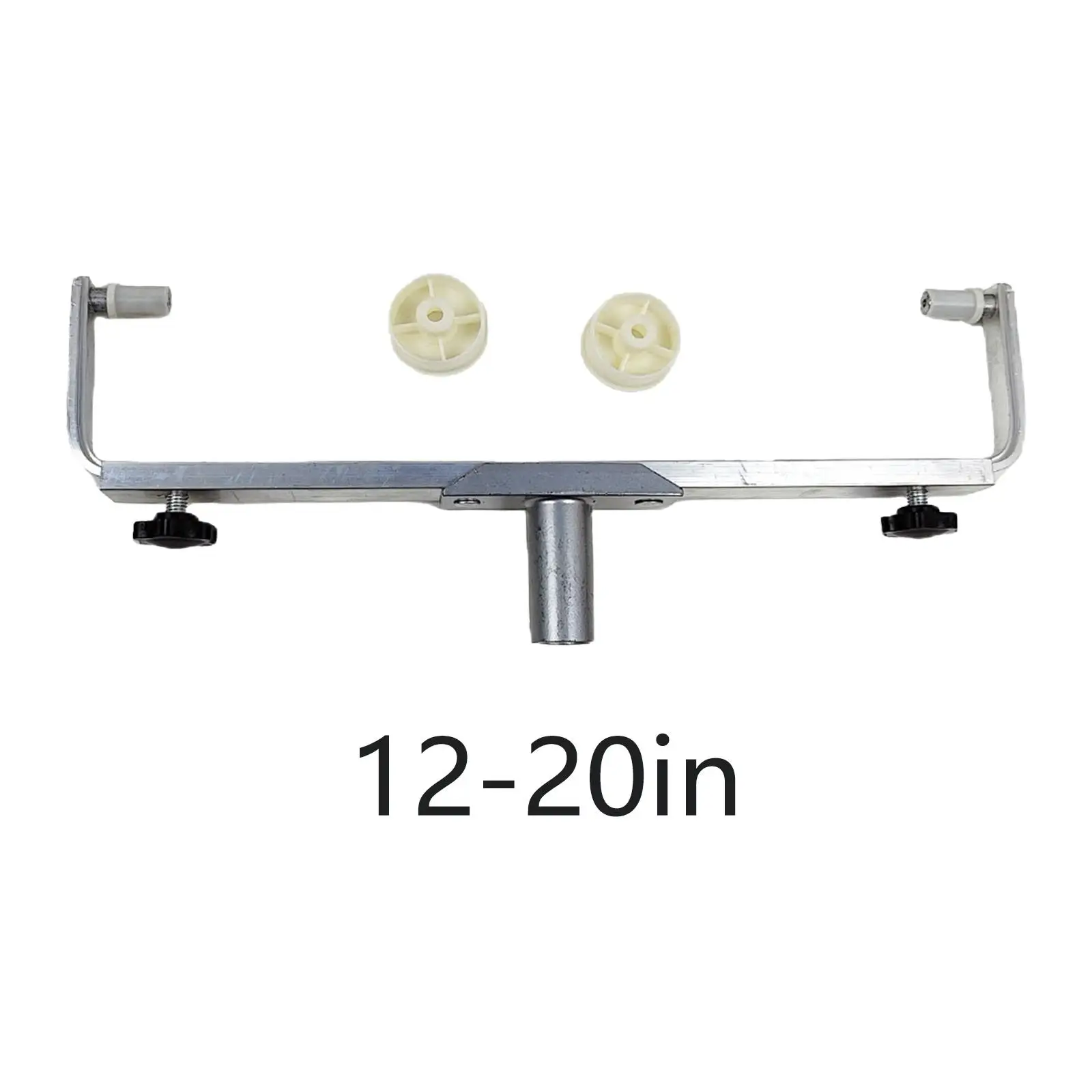 Adjustable Aluminum Alloy Paint Roller Frame Double Arm Design 12-20 Inch Heavy Duty Wall Painting Tool