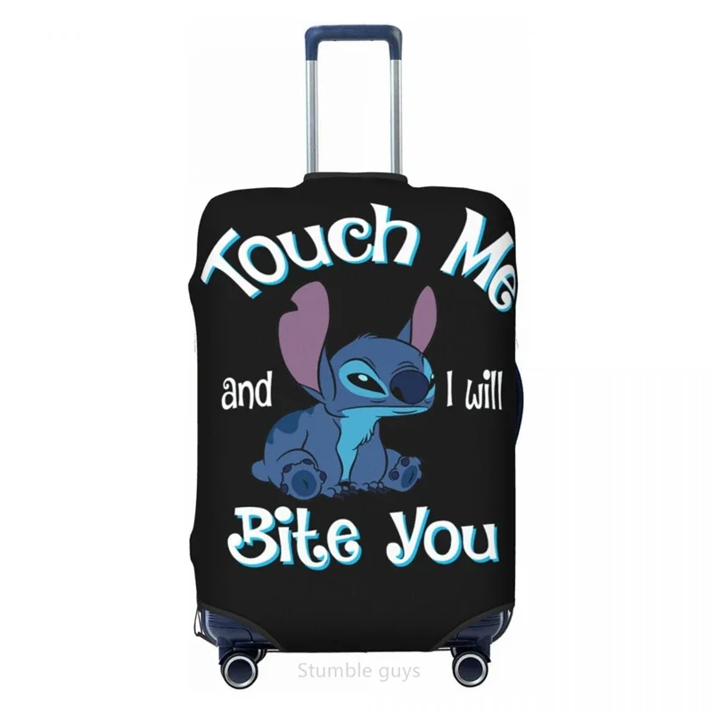 Washable Elastic Suitcase Protector S-Stitches Print For 18-32 Inch Luggage Anti-Scratch Dustproof Durable For Travel Use