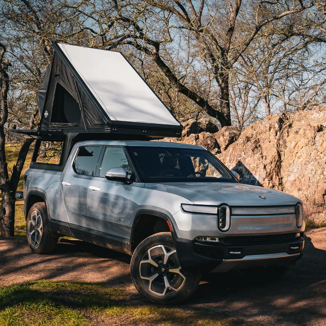 XINYI Pickup Truck Bed Camper Canopy Shell Roof Top Tent Double Cab Black 4X4 Accessories Alu-cab Canopy Camper