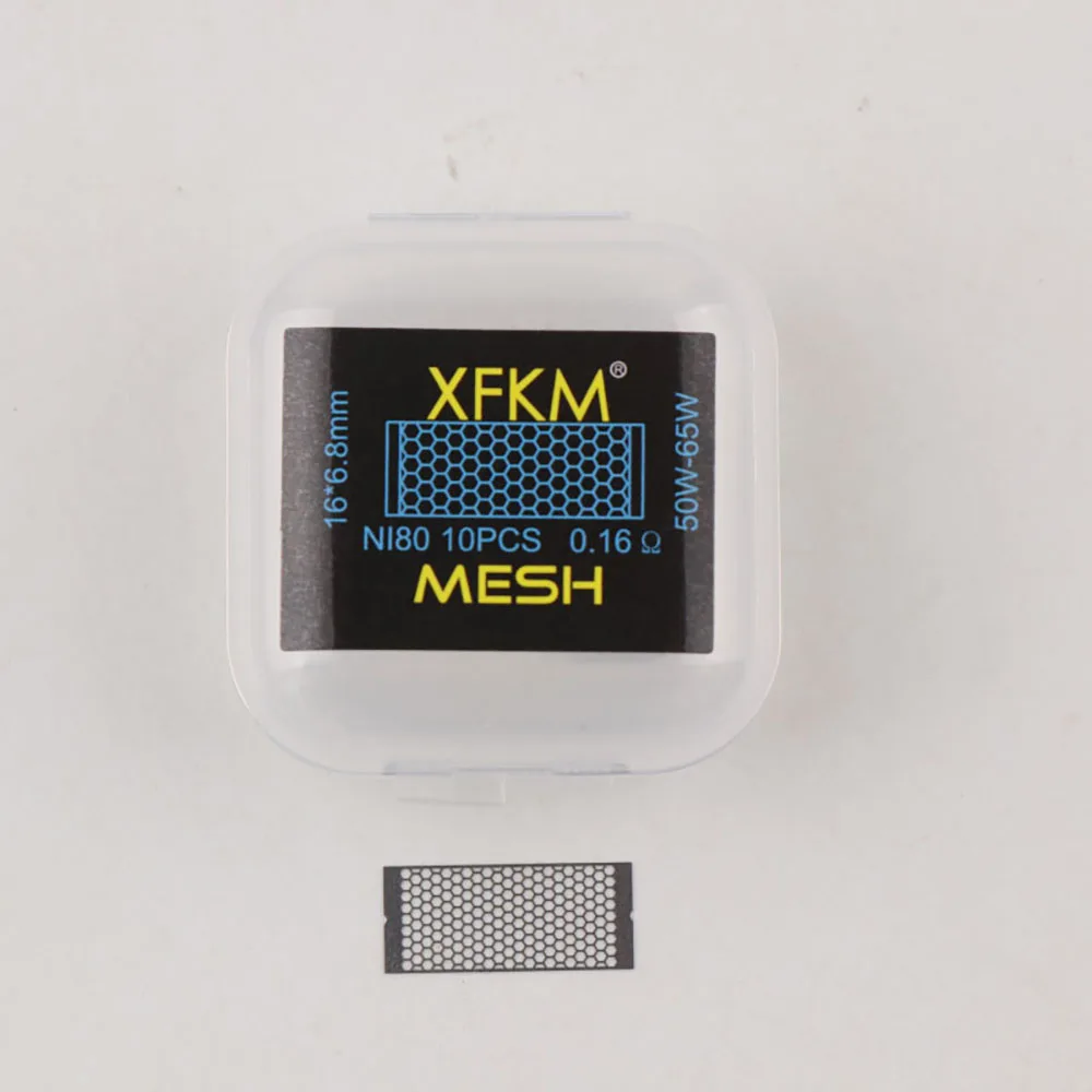 

XFKM 10Pcs/Lot Mesh Style Coils A1 0.13Ohm S316 0.12Ohm Ni80 0.16Ohm Heating Coil Wire for Wotofo Profile RDA Unity RTA DIY Coil