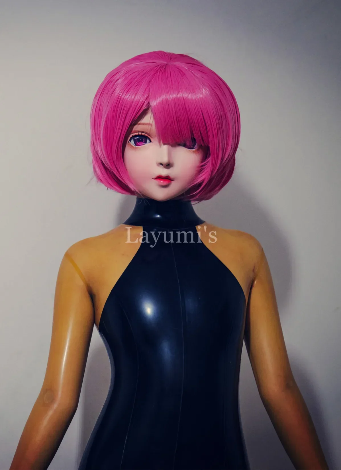 (NEW-32) Handmade Full Head Silicone Mask Masquerade Party Crossdresser Doll Japan Cartoon Kigurumi Cosplay Masks Anime Girl