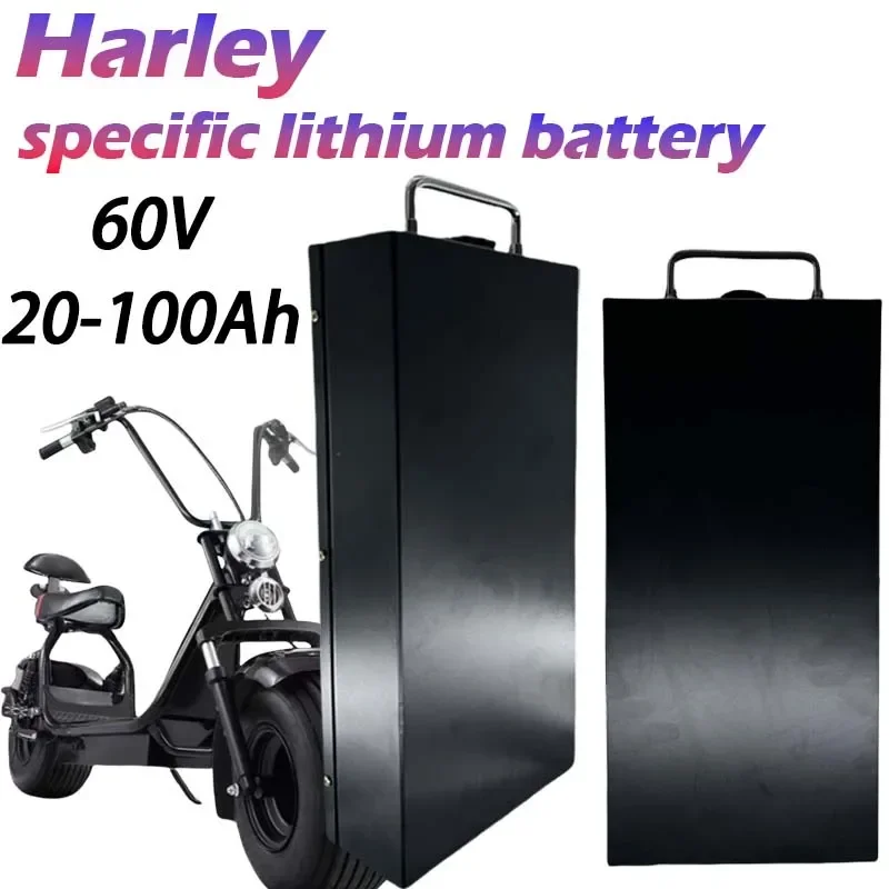 

60V 40ah X8x9 electric scooter, suitable for 250W~1500W motorcycle/tricycle/bicycle waterproof lithium battery+67.2V charger