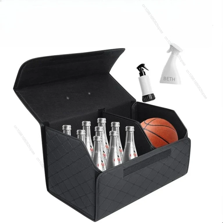 ل Volkswagen VW ID.4 ID4 ID 4 CROZZ سيارة صندوق تخزين قابل للطي رحلة الجلود المنظم حقيبة الملحقات الداخلية #6