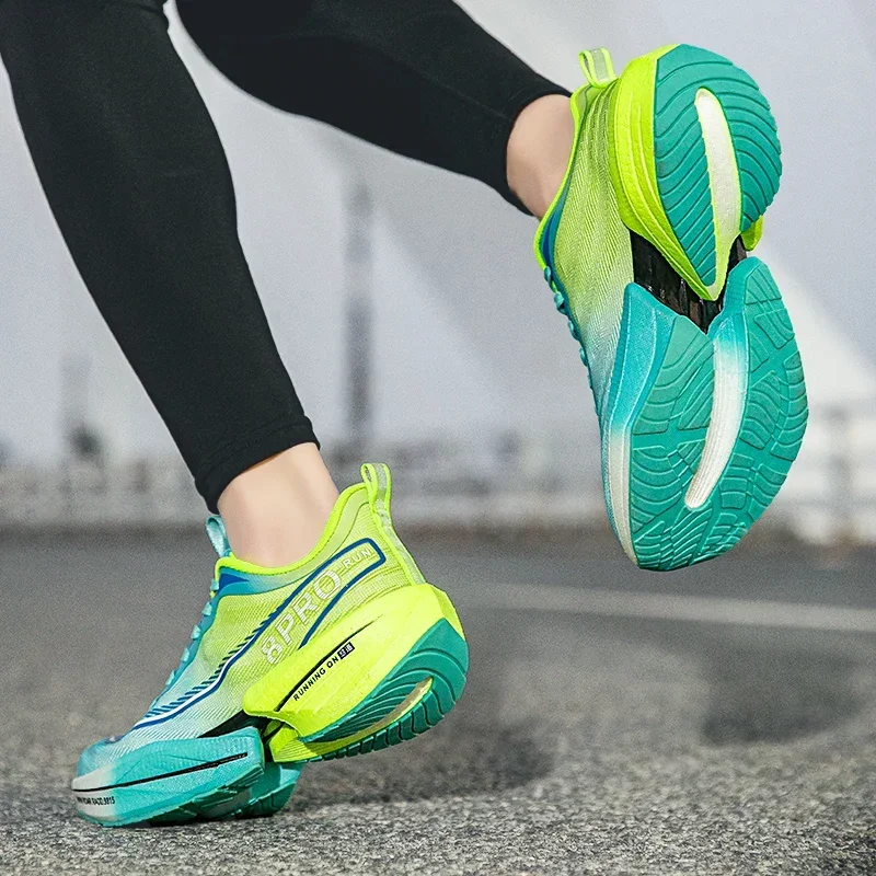 

Damping Shoes Race Unisex New Breathable Anti-slip Sneakers Luxury Trainer Race Sneakers Breathable Fashion Running Shoes