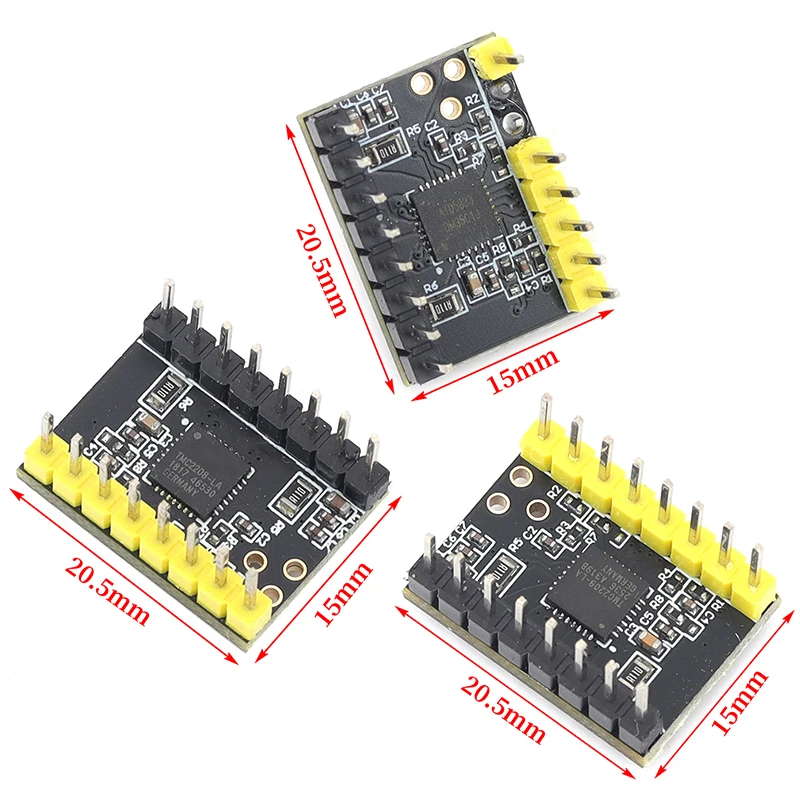 3D Printer Accessory Stepper Motor Silent Driver Module TMC2208 TMC2209 ATD5833 V2.0 Ultra-quiet Step Drive Board