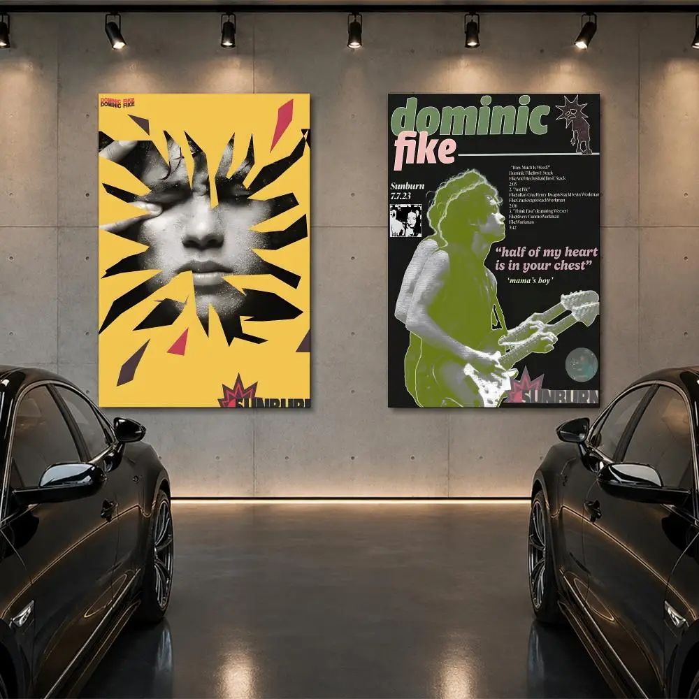 Pop Singer D-Dominic F-Fike Poster Room Decor Home Wall Art Printing Waterproof Garage BedRoom Posters Gift