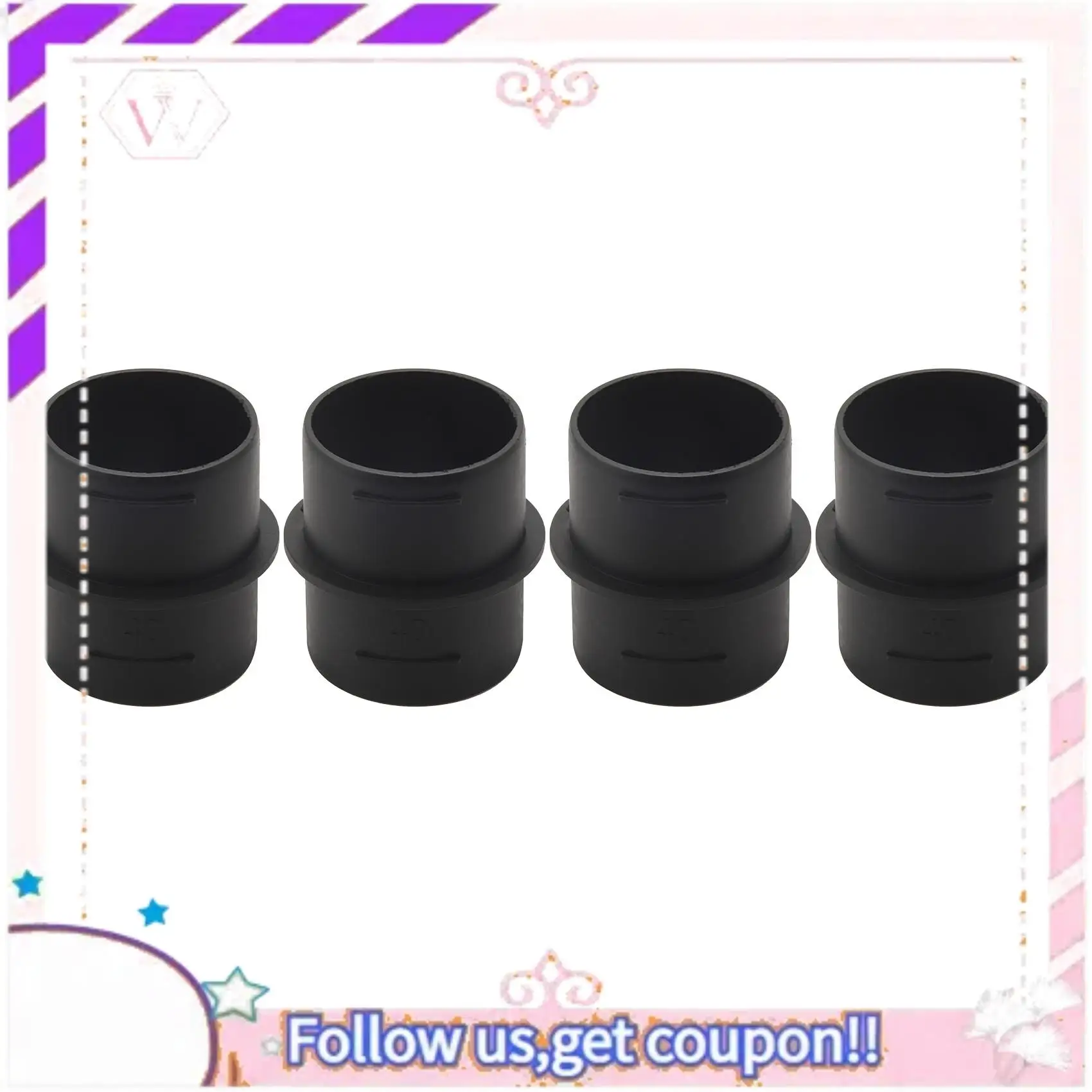 

Easy To Use 4X Car Heater Ducting Pipe Joiner Air Parking Heater Hose Tube Connector For Webasto Eberspacher