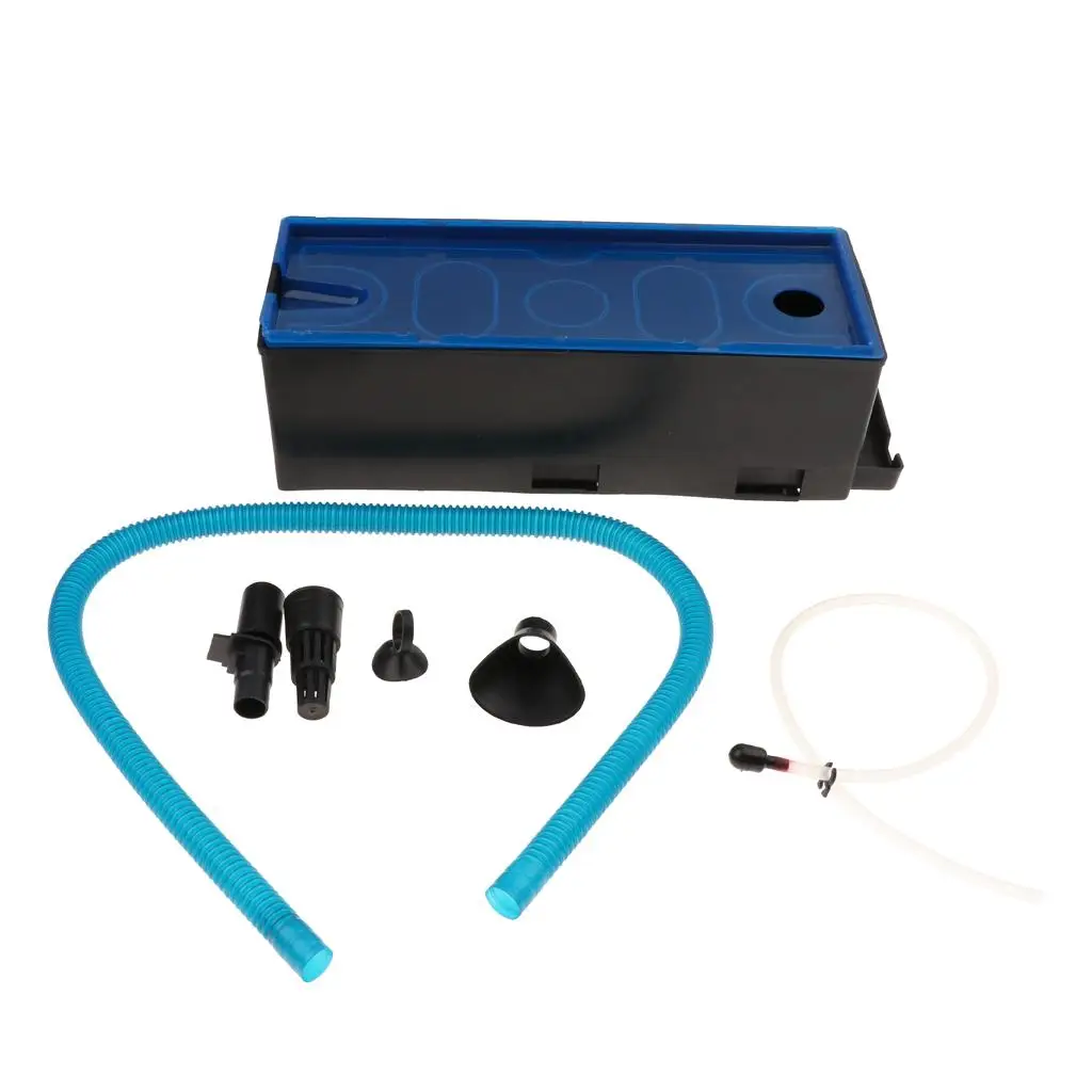 Fish Tank Water Filter Box Protective External Container for Aquariums Top Filtration and Pond Setup