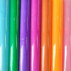 0.8MM Translucent Faux Leather Sheets PVC Vinyl Film for Packaging Decoration Bag Making Halloween DIY Craft Handmade 46x120cm