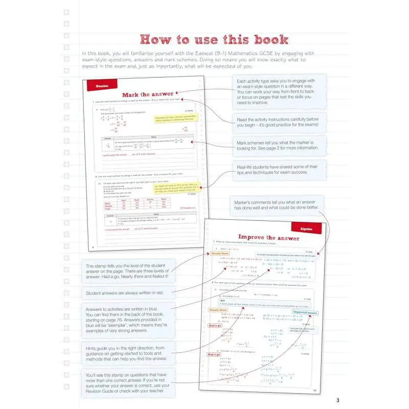 بيرسون مراجعة Edexcel GCSE الرياضيات أعلى نموذج الإجابة المصنف لعام 2025 و2026 امتحان بيرسون 9781292230276 #4