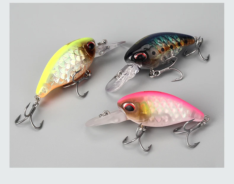Kingdom Floating Crankbaits Minnow 6 g 6,5 g 10,5 g Geräusch künstliche harte Köder 3 Arten Lippenbarsch Hecht Forelle Süßwasser-Angelköder – Detail 13