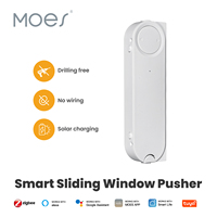 MOES Tuya ZigBee Smart Sliding Window Pusher Automatic Opener Closer Solar Charging App Remote Control Support Alexa Google Home