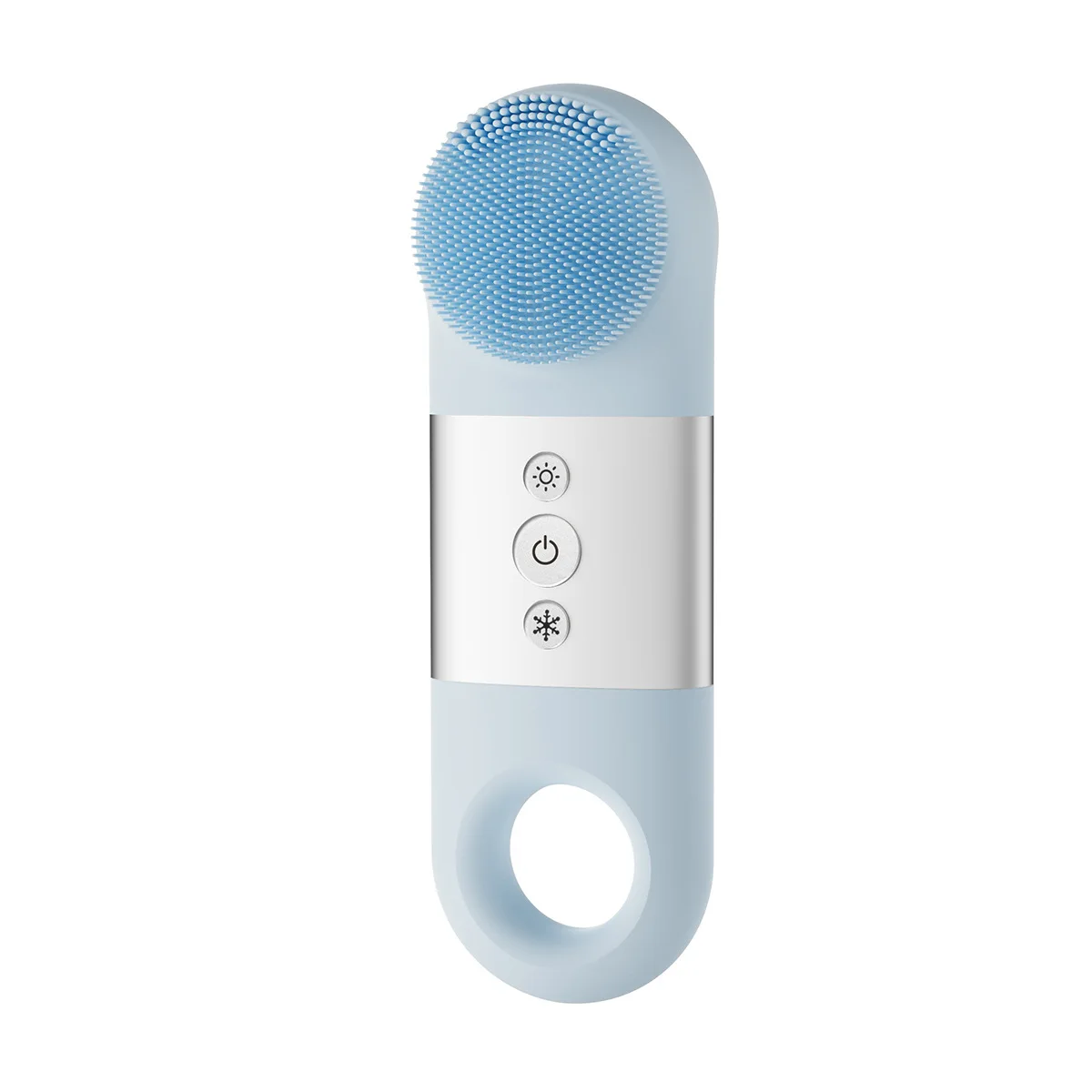 ยอดนิยมแบบชาร์จมือถือไฟฟ้า Facial Deep Cleanser เครื่องนวดซิลิโคนกันน้ําแปรง