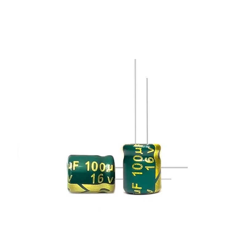 Premium 100UF 16V Low ESR Long Life Electrolytic Capacitor for Power Supply, Size 5x7/5x11/6x7mm 100pcs