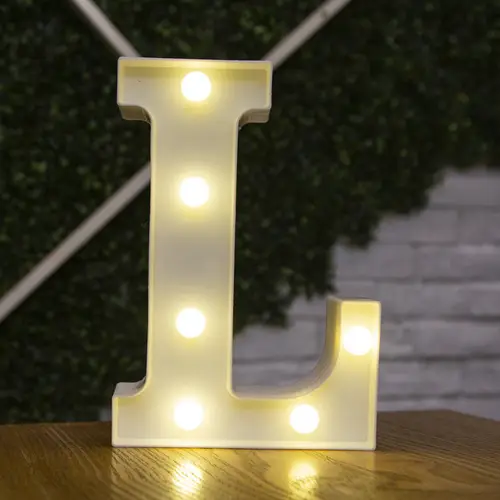 Alphabet Letter LED Nights Lights Number Lamp Decor Party Room Birthday Wall Wedding Home Decorations Personalised Ornaments - Image 8