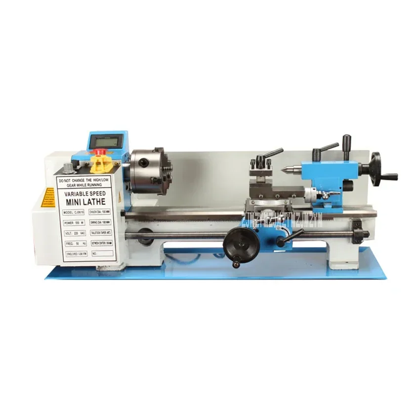 CQ0618A Horizontal Metal Milling Lathe Mini Lathe High-quality Bench Lathe Machine Household Variable Speed Metal 220V