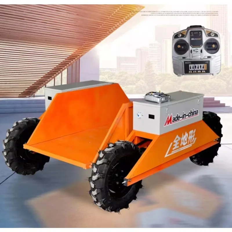 Best-selling Factory Supplied Four Wheel Drive 400kg All Terrain Remote Control Transport Vehicle For Sale