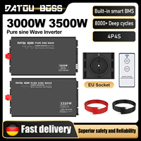 DATOUBOSS 3000W 3500W Pure Sine Wave Inverter DC 12V/24V to 220V AC 50HZ Power Converter Solar Car Transformer With LED Display