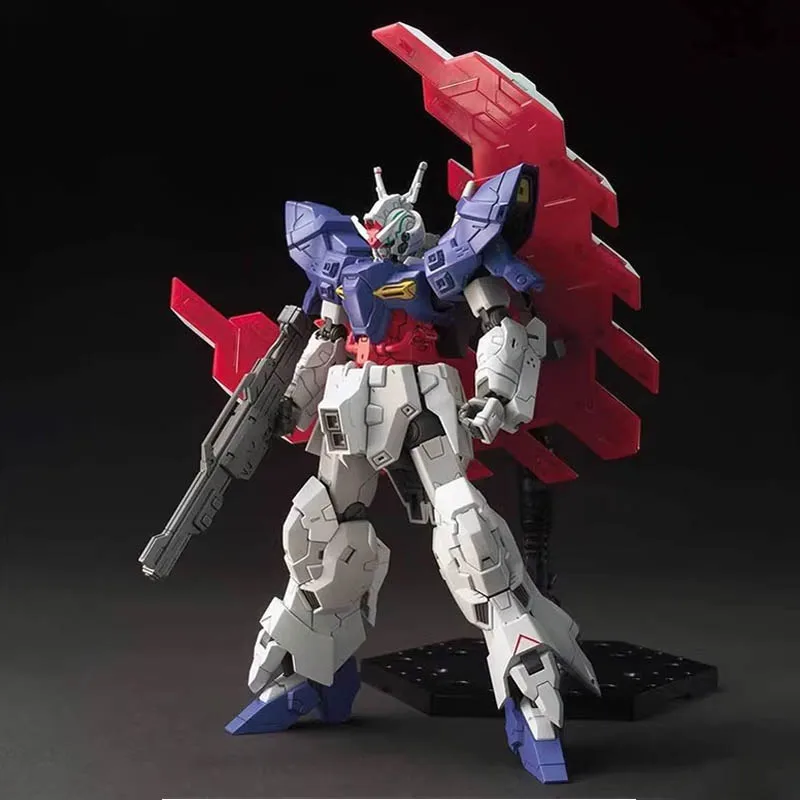 Na Stanie BANDAI Oryginalny HG 1/144 AMS-123X-X MOON GUNDAM Figurka Anime Model do Składania Zabawka Kolekcjonerska Ozdoby Prezent Dla Dzieci Chłopca
