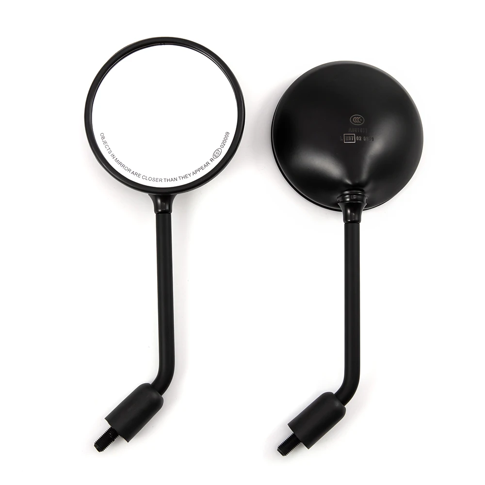 Round mirror Motorcycle Accessories 8mm10mm Screw Motorbike Back View Mirror Electric Bicycle Rearview Mirrors Moped Side Mirror