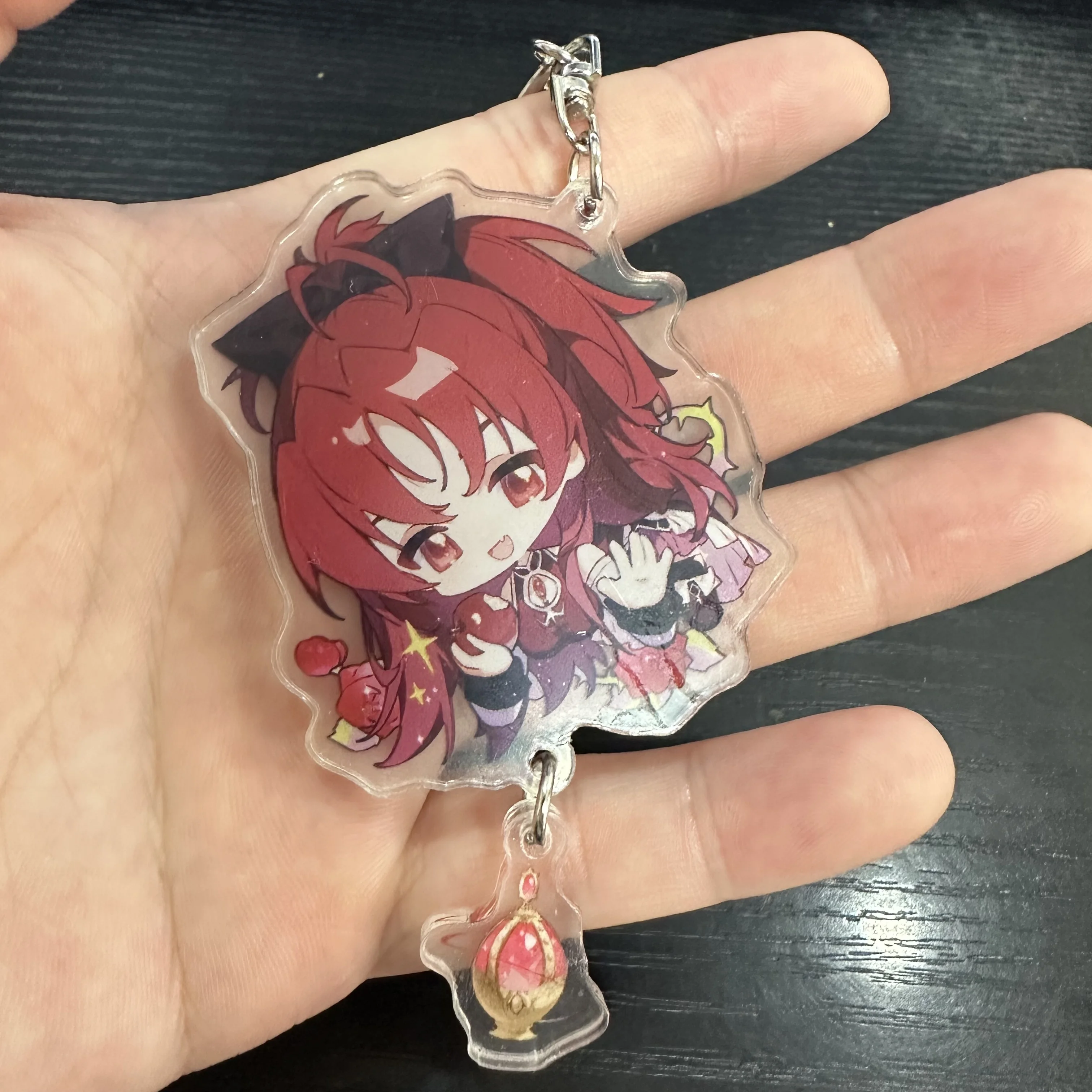 Cute Cartoon Anime Puella Magi Madoka Magica Figures Kaname Madoka Akemi Homura Cosplay Acrylic Keychains Fans Christmas Gifts