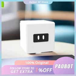 PAOBOT Robot compagno Interazione emotiva intelligente Giocattolo da tavolo Mini robot elettronico per animali domestici Regali per bambini personalizzati