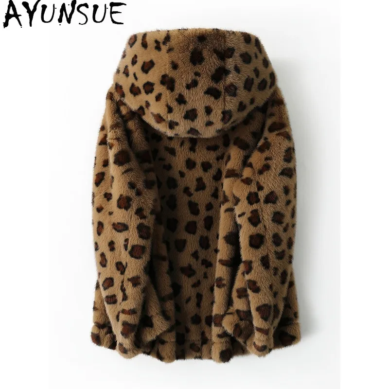 AYUNSUE Wool Coat for Woman 2025 Woman Winter Jacket with Hood High Street Coats Ladies Fashion Women Clothes Пальто Женское