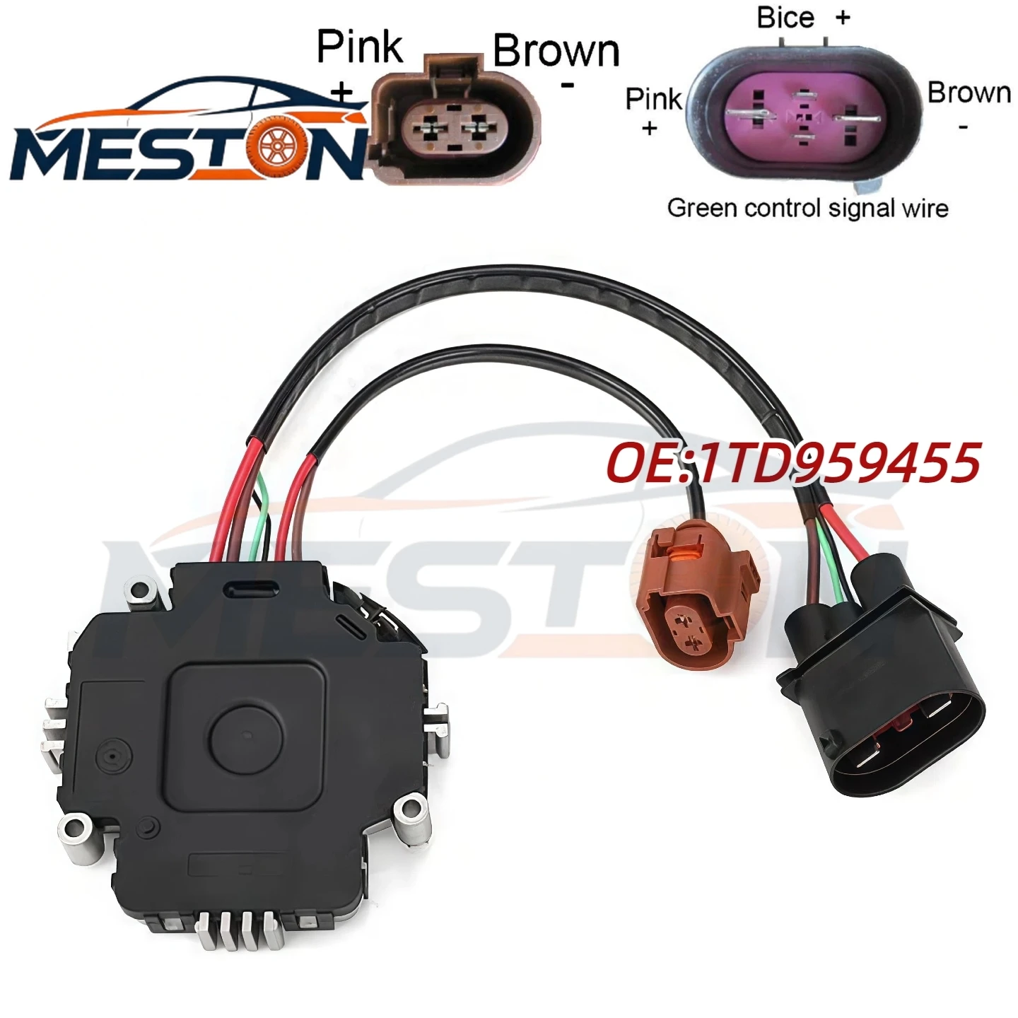 

Car HVAC Blower Motor Speed Resistor 1K0959263A 351332371 2040008 for VW Tiguan Eos Golf Jetta Passat Beetle 2007-2016