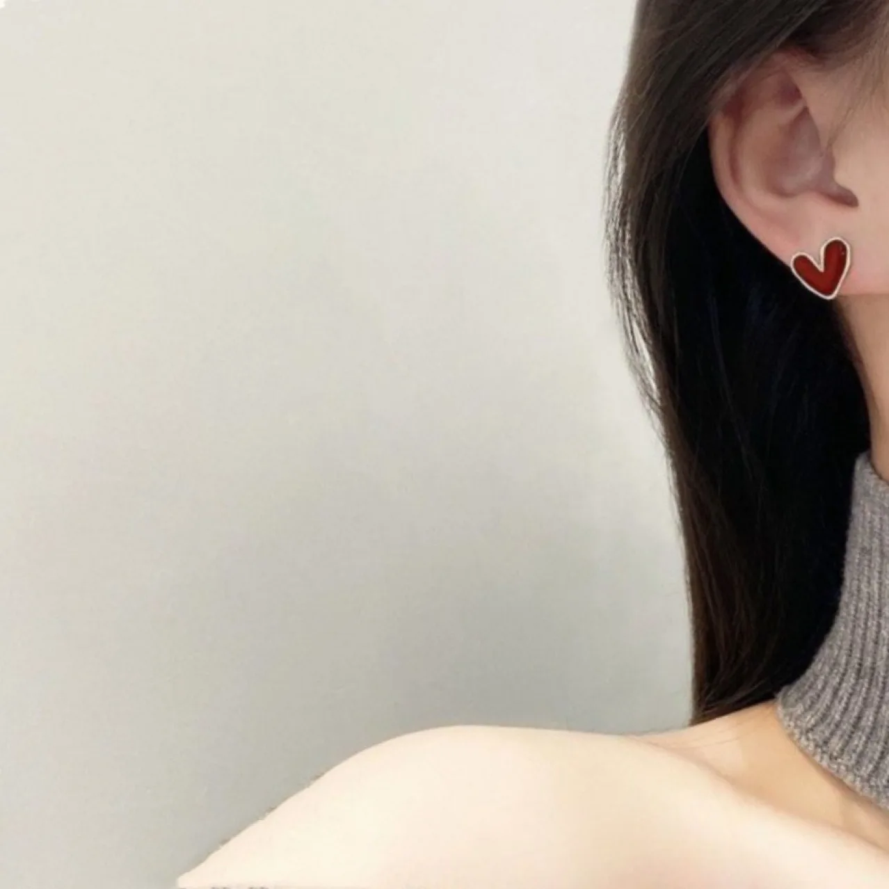 Quality Cute Heart Earrings For Women Jewelry Female Stud Earring Female Party Accessories Charm Princess 2025